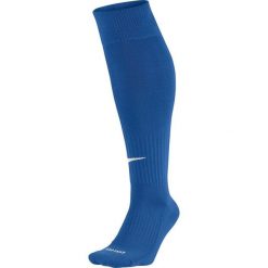 Getry piłkarskie męskie Nike Classic DRI-FIT SMLX. Niebieskie legginsy długie sportowe Nike, m, bez wzorów, do piłki nożnej, dri-fit (nike). Za 52.99 zł.