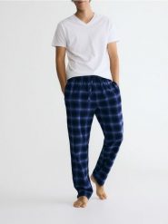 Dwuczęściowa piżama z bawełny - biały. Białe piżamy Reserved, l, bez wzorów, z bawełny, bez ramiączek. Za 139.99 zł.