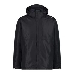 Kurtka 3w1 męska CMP 33Z1577. Czarne kurtki CMP, na jesień, m, bez wzorów, bez kaptura. Za 539.99 zł.