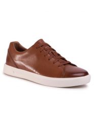 Clarks Sneakersy Un Costa Lace 261486907 Brązowy. Brązowe buty sportowe casual Clarks, bez wzorów, ze skóry, bez zapięcia. Za 349.99 zł.