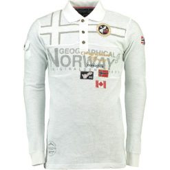 Koszulka polo "Karadock" w kolorze białym. Koszulki polo sportowe marki Geographical Norway Men. W wyprzedaży za 99.95 zł.