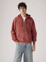 Levi's Bluza w kolorze koralowym rozmiar: M. Czerwone bluzy Levi's®, m, bez wzorów, z bawełny, bez kaptura. Za 148.61 zł.