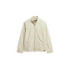 Klasyczna kurtka Superdry Harrington. Szare kurtki Superdry, xl, bez wzorów, z bawełny, bez kaptura. Za 449.65 zł.