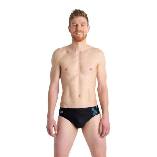 Kąpielówki męskie slipy kąpielowe treningowe na basen Arena Graphic. Czarne kąpielówki Arena, m, bez wzorów. Za 49.99 zł.