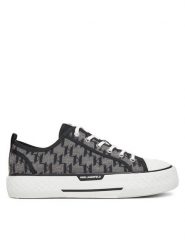 KARL LAGERFELD Trampki KL50425 Czarny. Czarne trampki KARL LAGERFELD, m, bez wzorów, bez zapięcia. Za 469.99 zł.