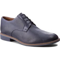 Półbuty GINO ROSSI - Mare MPV826-V77-0024-5700-0 59. Niebieskie eleganckie półbuty Gino Rossi, bez wzorów, z materiału, bez obcasa, bez zapięcia. W wyprzedaży za 179.00 zł.