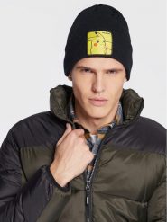 Capslab Czapka POKEMON CL/PKM/1/BON/PIK1 Czarny. Czarne czapki zimowe Capslab, bez wzorów, z materiału. Za 129.99 zł.