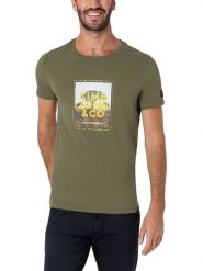 Timezone Koszulka "Photoprint" w kolorze khaki rozmiar: 3XL. Brązowe bezrękawniki Timezone, xl, bez wzorów, bez kołnierzyka, bez ramiączek. Za 39.99 zł.