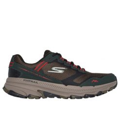 Buty trailowe Skechers Go Run Trail Altitude 2.0. Zielone buty do biegania Skechers, bez wzorów, bez zapięcia, do biegania. W wyprzedaży za 308.15 zł.