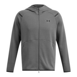 Bluza męska Under Armour Unstoppable Fleece Full Zip HD. Szare bluzy Under Armour, l, bez wzorów, bez kaptura. Za 468.10 zł.