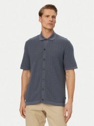 BOSS Koszula H-Nappo 50560494 Niebieski Regular Fit. Niebieskie koszule Boss, l, bez wzorów, z bawełny, bez kołnierzyka, bez ramiączek. Za 799.99 zł.