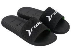 Buty klapki męskie sportowe Rider Free II Slide Ad. Czarne klapki Rider, z materiału. Za 99.00 zł.