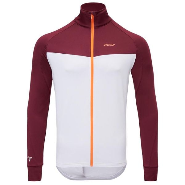 Bluza do narciarstwa biegowego rozpinana męska Silvini Matesio. Czerwone bluzy Silvini, m, bez wzorów, bez kaptura. W wyprzedaży za 332.50 zł.