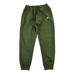 Męskie joggery w kolorze khaki. Zielone joggery i bojówki Nike, l, bez wzorów, sportowe. Za 127.76 zł.