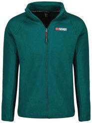 Geographical Norway Kurtka polarowa "Tug" w kolorze ciemnozielonym rozmiar: XXL. Zielone kurtki Geographical Norway, xxl, bez wzorów, z materiału, bez kaptura. Za 101.70 zł.