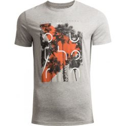 T-shirt męski TSM625 - chłodny jasny szary melanż - Outhorn. T-shirty Outhorn. Za 49.99 zł.