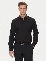 JOOP! Koszula 17 JSH-63Pierce 30044587 Czarny Slim Fit. Czarne koszule JOOP!, m, bez wzorów, z bawełny, bez kołnierzyka, bez ramiączek. Za 279.99 zł.