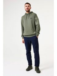 Garcia Bluza w kolorze khaki rozmiar: S. Brązowe bluzy Garcia, s, bez wzorów, z bawełny, z kapturem. Za 265.39 zł.