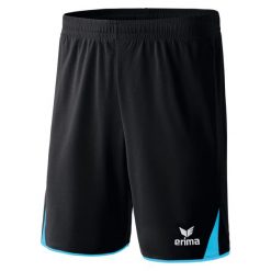 Szorty Erima 5-CUBES. Czarne krótkie spodenki sportowe Erima, l, bez wzorów, z materiału. Za 129.50 zł.