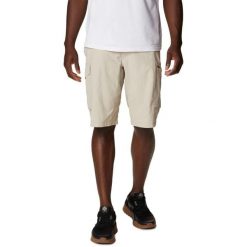 Spodenki turystyczne męskie Columbia Silver Ridge Cargo. Brązowe szorty Columbia, m, bez wzorów, z nylonu, sportowe. W wyprzedaży za 233.10 zł.