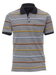 CASAMODA Koszulka polo w kolorze szarym rozmiar: L. Szare koszulki polo CASAMODA, l, bez wzorów, bez kołnierzyka, bez ramiączek. Za 101.70 zł.