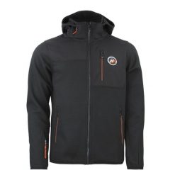 Polar z odpinanym kapturem z wstawkami z softshellu Peak Mountain Carhood. Czarne bluzy z polaru Peak Mountain, na jesień, l, bez wzorów, z polaru. W wyprzedaży za 323.50 zł.