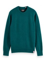 Scotch & Soda Sweter w kolorze morskim rozmiar: M. Niebieskie swetry nierozpinane Scotch & Soda, m, bez wzorów, bez kołnierzyka, bez ramiączek. Za 228.38 zł.