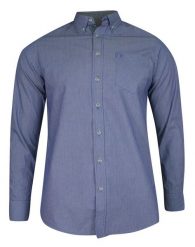 Koszula Casualowa, Granatowa w Paski, Prążki, Bawełniana, Męska, Taliowana, Długi Rękaw -PAKO JEANS. Niebieskie koszule Pako Jeans, m, bez wzorów, z bawełny, bez kołnierzyka, bez ramiączek. Za 77.00 zł.