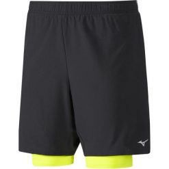 Mizuno Spodenki Męskie Do Biegania Alpha 7.5 2In1 Short Black/Safety Yellow M. Krótkie spodenki sportowe marki Mizuno. W wyprzedaży za 149.00 zł.