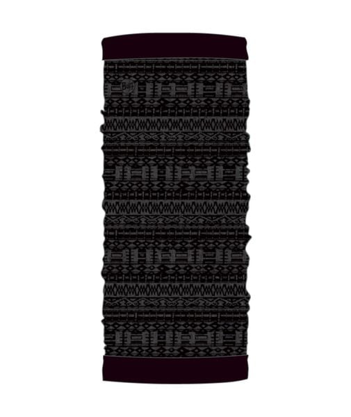 Komin na szyję - Bandana BUFF Polar Reversible Urid. Czarne szaliki Buff, bez wzorów, z elastanu. Za 143.30 zł.