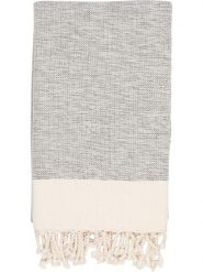 Samimi Chusta hammam w kolorze szaro-beżowym - 180 x 100 cm rozmiar: onesize. Szare szaliki Samimi, bez wzorów, z bawełny. Za 77.45 zł.