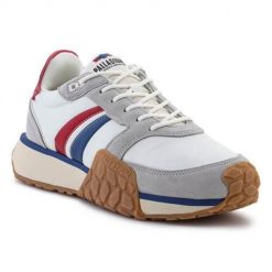 Buty do chodzenia męskie Palladium Troop Runner Flame. Buty sportowe casual Palladium, bez wzorów, z materiału, bez zapięcia. Za 585.00 zł.