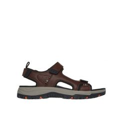 Sandały męskie SKECHERS Prewitt Rigdon. Brązowe sandały Skechers, bez zapięcia. Za 209.99 zł.