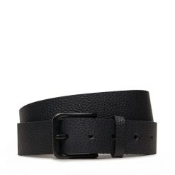 Pasek Męski Calvin Klein. Czarne paski CALVIN KLEIN, bez wzorów, casualowe. Za 199.99 zł.