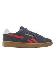 Reebok Skórzane sneakersy "Club C Grounds" w kolorze czerwono-granatowym rozmiar: 45. Niebieskie buty sportowe casual Reebok, bez wzorów, z materiału, bez zapięcia. Za 264.15 zł.
