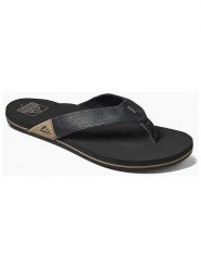 Reef Japonki "Newport" w kolorze czarnym rozmiar: 39. Czarne japonki Reef, bez wzorów, z tkaniny. Za 120.79 zł.