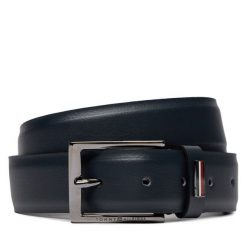 Pasek Męski Tommy Hilfiger. Niebieskie paski Tommy Hilfiger, bez wzorów. Za 79.99 zł.