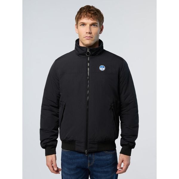 Kurtka NORTH SAILS ORIGINAL SAILOR JACKET Czarny. Czarne kurtki North Sails, bez wzorów, z tkaniny, bez kaptura. Za 700.99 zł.