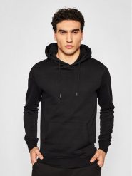 Jack&Jones Bluza Basic 12182537 Czarny Regular Fit. Czarne bluzy Jack&Jones, m, bez wzorów, z bawełny, bez kaptura. Za 109.99 zł.