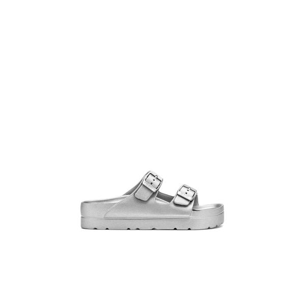 Sandały BREAK & WALK BJSH391001 Srebrny. Szare sandały CONGUITOS, z gumy, bez zapięcia. Za 117.99 zł.