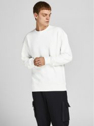 Jack&Jones Bluza Star 12208182 Biały Relaxed Fit. Białe bluzy Jack&Jones, m, bez wzorów, z syntetyku, bez kaptura. Za 129.99 zł.