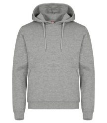 Clique Bluza z kapturem Miami z bawełny i poliestru z recyklingu – Grey Mélange. Szare bluzy z kapturem CLIQUE, m, bez wzorów, z bawełny, z kapturem. Za 172.75 zł.