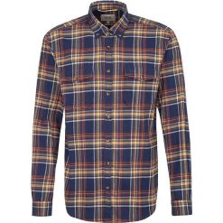 Koszula "Tim" - Regular fit - w kolorze brązowo-granatowym. Niebieskie koszule Camel Active, m, bez wzorów, z bawełny, bez kołnierzyka, bez ramiączek. W wyprzedaży za 131.95 zł.