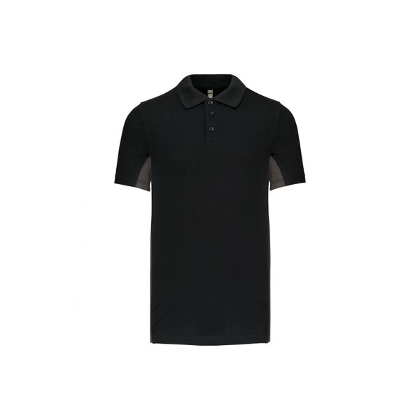 Polo Kariban Flag. Czarne koszulki polo KARIBAN, m, bez wzorów, z dzianiny, bez kołnierzyka, bez ramiączek. Za 145.00 zł.