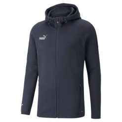 Bluza z kapturem Puma Teamfinal Casuals Hooded Jkt, Mężczyźni. Niebieskie bluzy z kapturem Puma, m, bez wzorów, z bawełny, z kapturem. Za 276.85 zł.