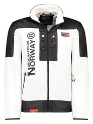 Geographical Norway Kurtka polarowa "Tulene" w kolorze białym rozmiar: XXL. Białe kurtki Geographical Norway, xxl, bez wzorów, z polaru, bez kaptura. Za 131.43 zł.