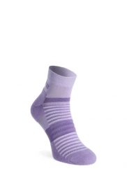 Skarpety biegowe Inov-8 Active Mid Sock. Fioletowe skarpety Inov-8, bez wzorów, z materiału. Za 61.59 zł.