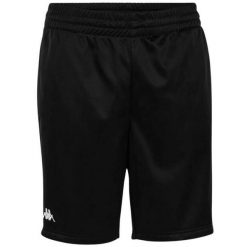 Shorty Męskie Jeden Kolor. Czarne szorty Kappa, l, bez wzorów. Za 126.99 zł.