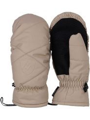 Peak Mountain Rękawiczki narciarskie "Mitaine" w kolorze beżowym rozmiar: S/M. Brązowe rękawiczki Peak Mountain, bez wzorów. Za 96.95 zł.