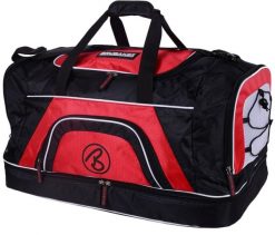 BRUBAKER Big Base - Torba sportowa 90L czarno-czerwona. Czarne torby na ramię X2, bez wzorów, z materiału, na ramię, duże, bez dodatków. Za 232.99 zł.